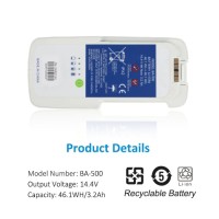 14.4V 46.1Wh 3.2Ah Model BA-500 1400-3010-8 Battery For Inogen One G5
