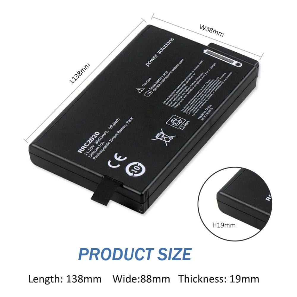 RRC2020 Battery For Philips VS3 VS4 VS3 VM4 VM6 VM8 2201R GSM-R Monitor