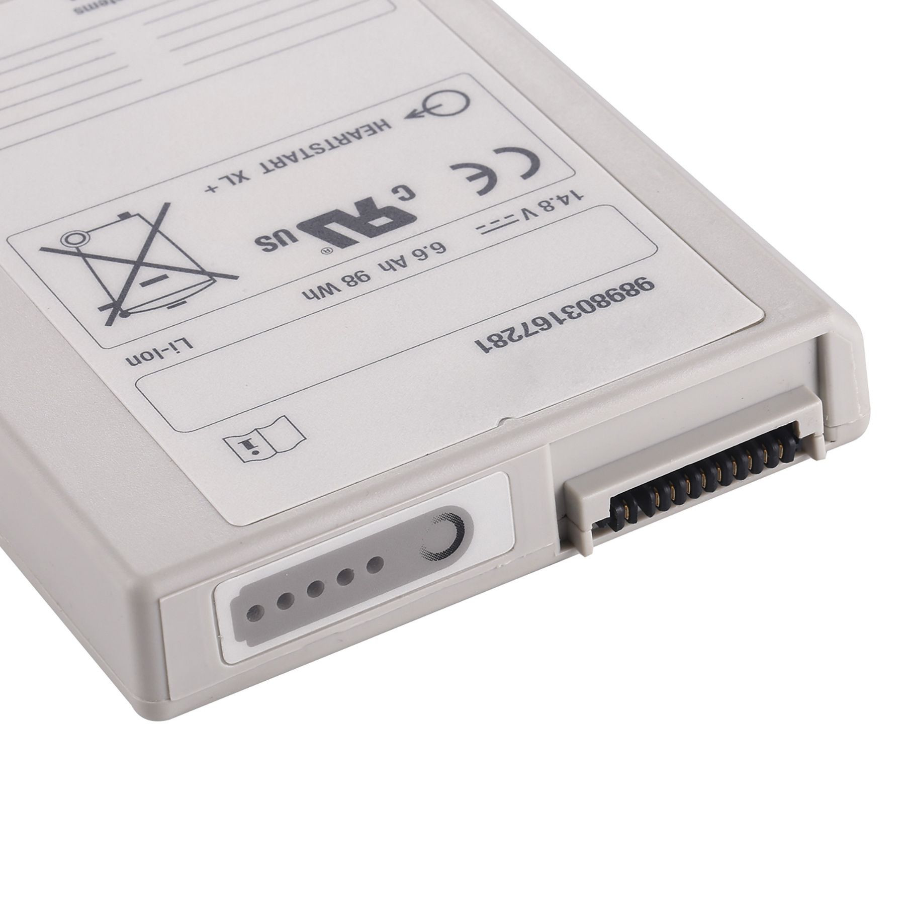 Li Ion 14.8V 6600mAh Rechargeable 989803167281 Battery For Philips Heartstart XL+ Medical Vital Signs Monitor