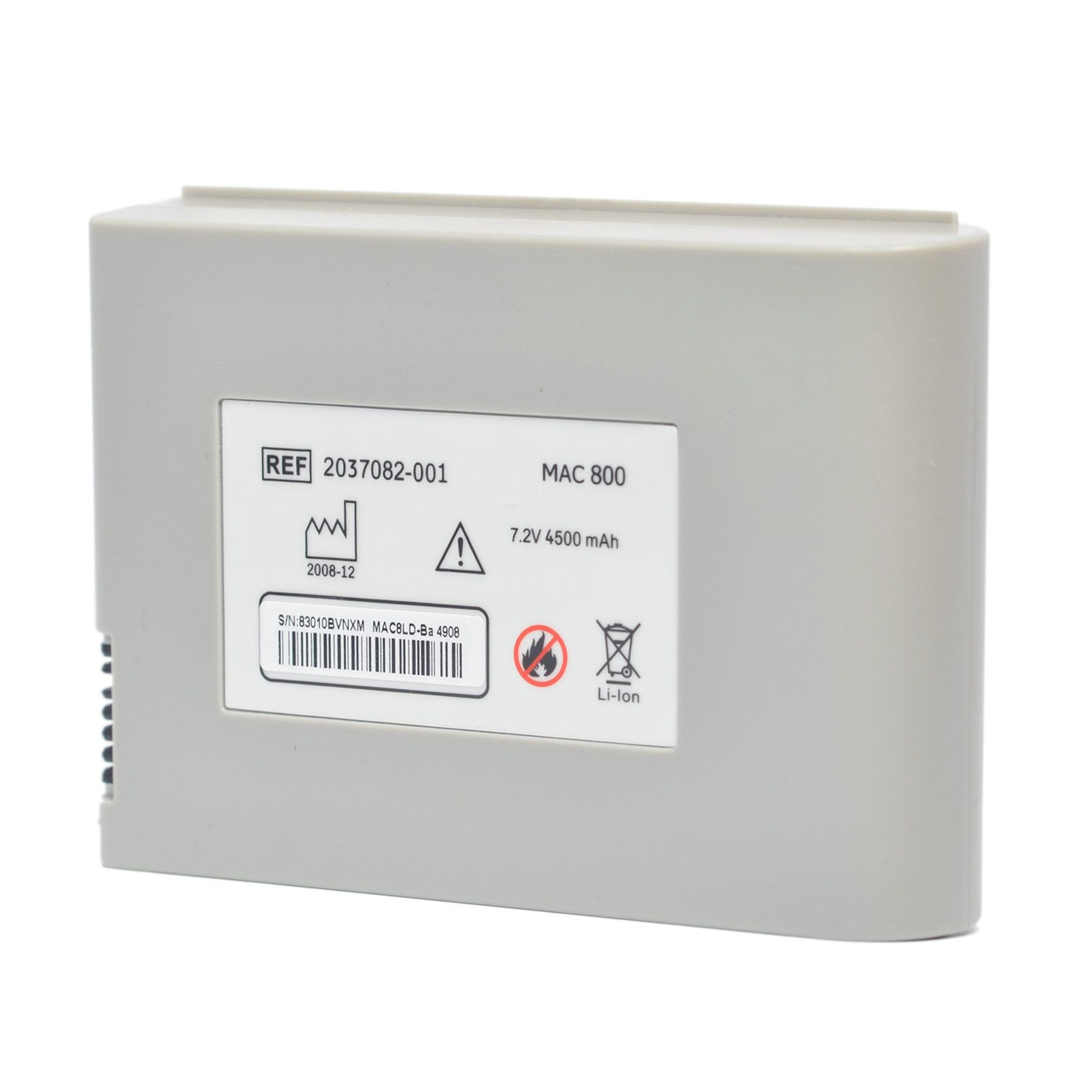 2037082-001 2039944-001 4500mAH ECG battery for GE MAC800 MAC 800