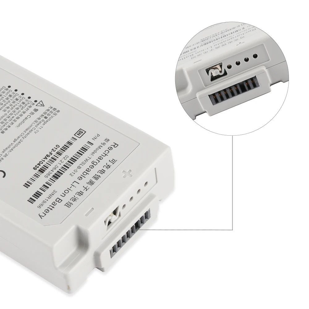 TWSLB-012 Rechargeable Battery For EDAN IM12 IM20 IM3 Monitor 11.1V 2400mAh