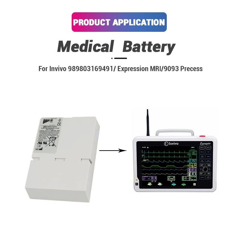 989803169491 Monitor Battery for Invivo Expression MRI 9093 Precess