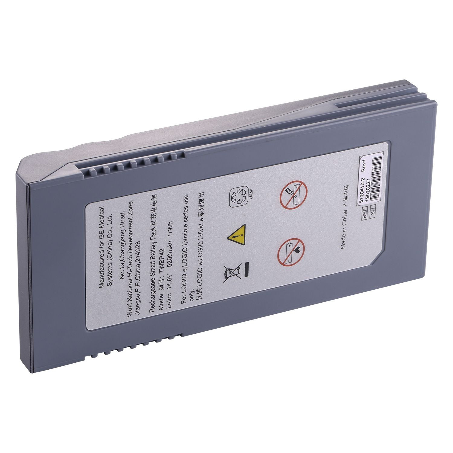 5120410-2 5422172 14.8v 5.2Ah TWBP42 Rechargeable Battery PackFor GE Marquette,Healthcare, LOGIC-E