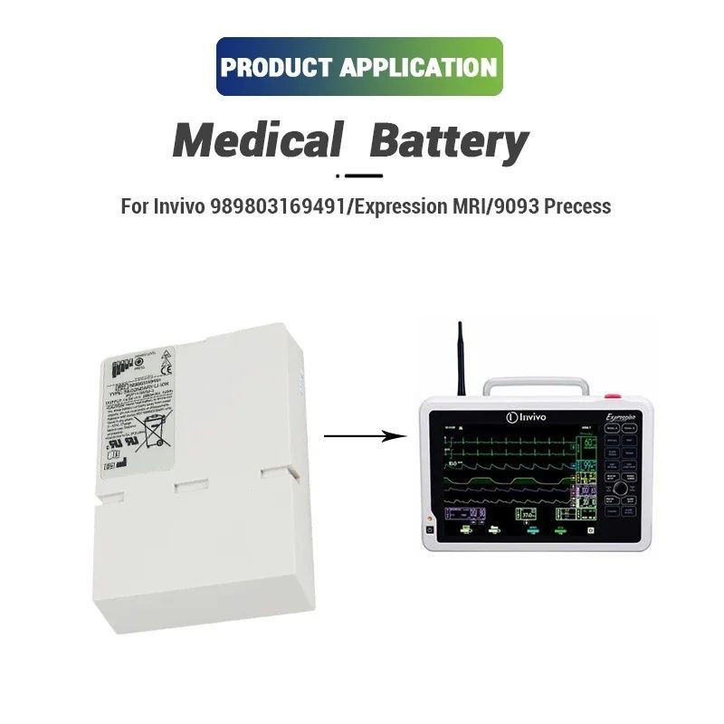 989803169491 Monitor Battery for Invivo Expression MRI 9093 Precess