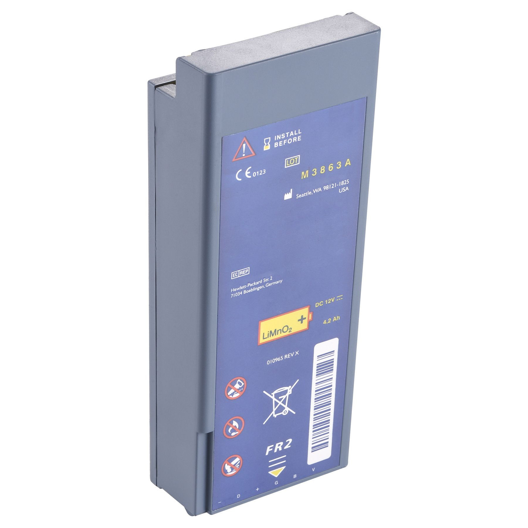 FR2 Defibrillator Battery For Philips M3863A HeartStart FR2+ Plus, M3840A M3841A M3861A 989803136291