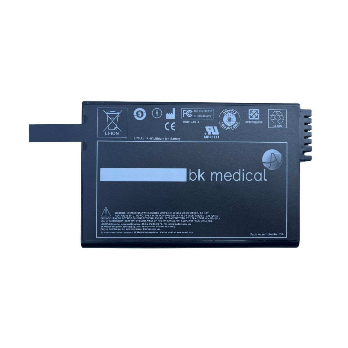 UA1225 Medical Battery for BK Medical System Flex Focus 800 Ultrasound