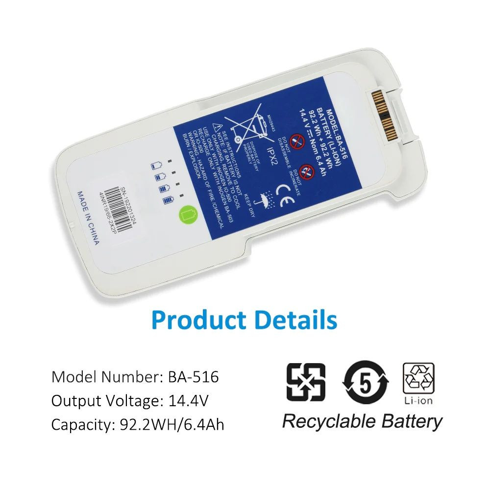 BA-516 1400-3010-16 Battery For Inogen One G5 or For OxyGo FI NEXT Portable Oxygen Concentrator