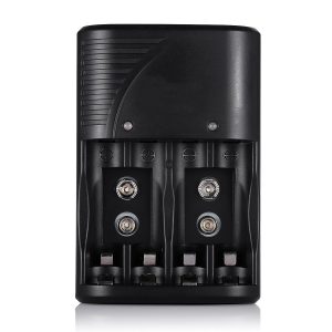 4 Slots Smart Rapid AA AAA Charger for AA AAA 9V Rechargeable Batteries Ni-MH Ni-CD Rechargeable Batteries