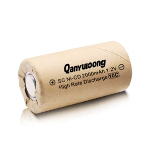 QanYUloong® Rechargeable Battery 1.2V Sub C 2000mAh for Makita Screwdriver Electric Drill Power Tools Sub-C 2000mAh 10C Nicd Cell