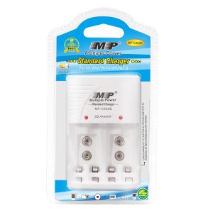 4 Slot Standard Battery Charger for 1.2V AA/AAA 9V Ni-MH/Ni-Cd Rechargeable Batteries EU/UK Wall Charger