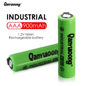 QanYUloong®AAA Rechargeable Battery 1.2V 900mAh Nimh Cell with Welding Tabs for Philips Electric Shaver Toothbrush Razor