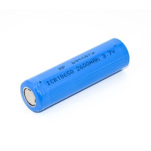 Wholesale Lithium Rechargeable battery 3.7V 18650 2600mAh flat head for flashlight, beauty instrument,LED