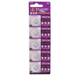 5pcs/pack CR1216 Button Batteries DL1216 BR1216 Cell Coin Lithium Battery 3V CR 1216 5034LC For Watch Electronic Toy Remote