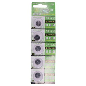 TIANQIU CR1220 Lithium Batteries button battery for Watch Toys Computer Calculator Control Calculator Toy Medical Battery