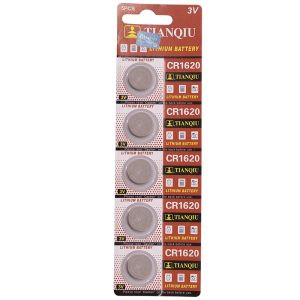 TIANQIU CR1620 3V Lithium Battery For Car Remote Control Calculator Watch Scales Shavers DL1620 BR1620 Button Coin Cells