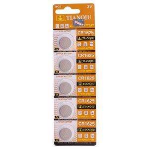 TIANQIU CR1625 Battery,3V Lithium CR1625 Button Cell Coin Battery for Carkey Remote Controller