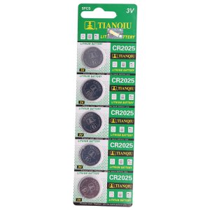 TIANQIU CR2025 Button Coin Cell For Car Remote Control Watch Toy Motherboard