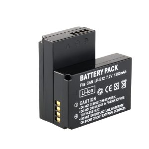 Replacement LP-E12 High Capacity Li-ion Battery for Canon EOS Rebel SL1 EOS-M Mirrorless Digital Camera