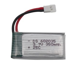 3.7V 350mAh 25C 602035 Rechargeable Lipo Battery for Quadcopter RC Drone Spare Parts