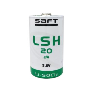 Saft LSH20 3.6V D 13000mAh Lithium Thionyl Chloride Battery for Alarm Systems GPS Systems