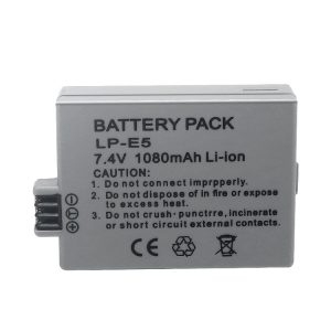 Camera Battery LP-E5 For CANON 450D 500D 1000D KISS X2 X3 F Rebel XS XSi T1i Standard Batteries