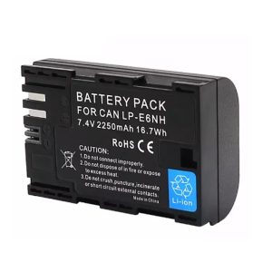 LP-E6N Camera Battery for Canon EOS R 5D Mark IV III 5DS 5DSR 6D 5D 7D Mark II 90D 80D 70D 60D 60Da Batteries