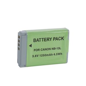 3.6V 1250mah Rechargeable Li-ion Battery NB-13L NB13L for Canon PowerShot G7X Mark II III, G5X, G9X, SX720HS, SX620 Batteries