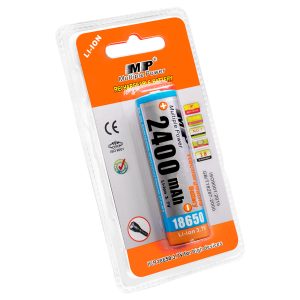 MP®100% New 3.7V 2400mAh 18650 Lithium Rechargeable Battery For Flashlight Toy Car Camera