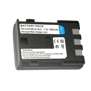 NB-2L NB-2LH Camera Battery for Canon DC310 320 DC410 420 EOS 400D S80 S70 S50 S60 350D G7 G9 Z1 HV20
