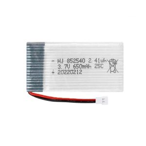 852540 3.7V 650mAh 25C Rechargeable Lithium-ion Battery For X5C X5SW 852540 Remote Control RC Aircraft