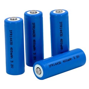 3.2V IFR14430 LiFePO4 Battery 400mAh Rechargeable Lithium ion Cell for Flashlight Torch Camera Shaver