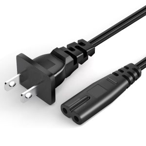 US Power Cable 2pin Extension Cord For Dell Laptop Charger Canon Epson Printer Radio Speaker PS4 XBOX One S