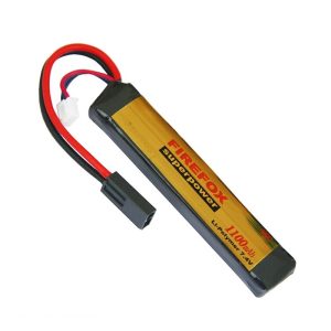 100% Original Firefox 7.4V 1100mAh 15C Li-Polymer Stick RC Battery F2R11 AEG Airsoft Battery