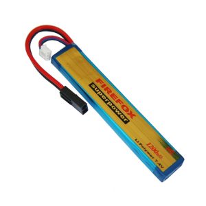 100% Original Firefox 7.4V 1200mAh 20C LiPo Li-Polymer Stick RC Battery F2R12T AEG Airsoft Battery