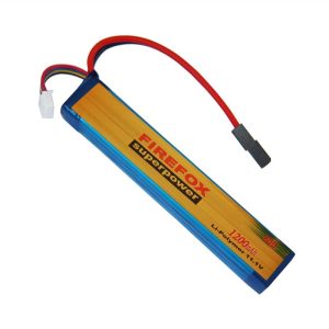 100% Original FireFox 11.1V 1200mAh 20C AKKU Mini Airsoft Gun Battery RC model F4R12T