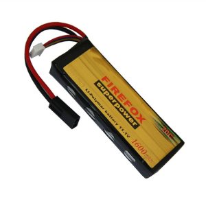 100% Original FireFox 11.1V 1600mAh 20C AKKU Mini Airsoft Gun Battery RC model F4R16
