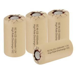 SC 2000mAh NiCD Sub C Rechargeable Battery 10C Discharge