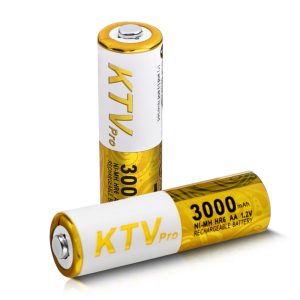 KTV Pro 1.2V 3000mAh AA Ni-MH Rechargeable Battery For Microphone Special Battery