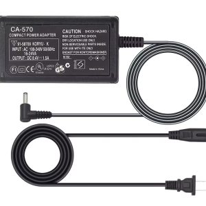 AC Adapter CA-570 CA570K for Canon Digital Camera XC10 ZR60 ZR65MC ZR70MC ZR80 ZR85 ZR90 ZR100 ZR200 ZR300 ZR400