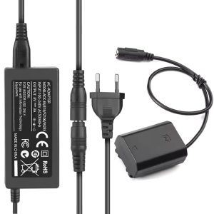 NP-FZ100 Dummy Battery NP FZ100 DC Coupler AC Power Adapter Supply Kit for Sony Alpha A7III A7S III