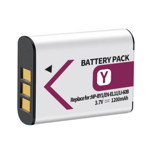 3.7V 1200mAh LI-60B Battery Pack For Olympus FE-370 Coolpix S550 S560 W80